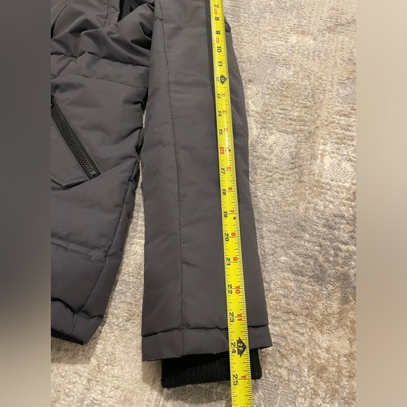 HFX Halifax Traders Gray Parka Puffer Coat with Faux Fur Removable Hood Size S - Picture 13 of 14